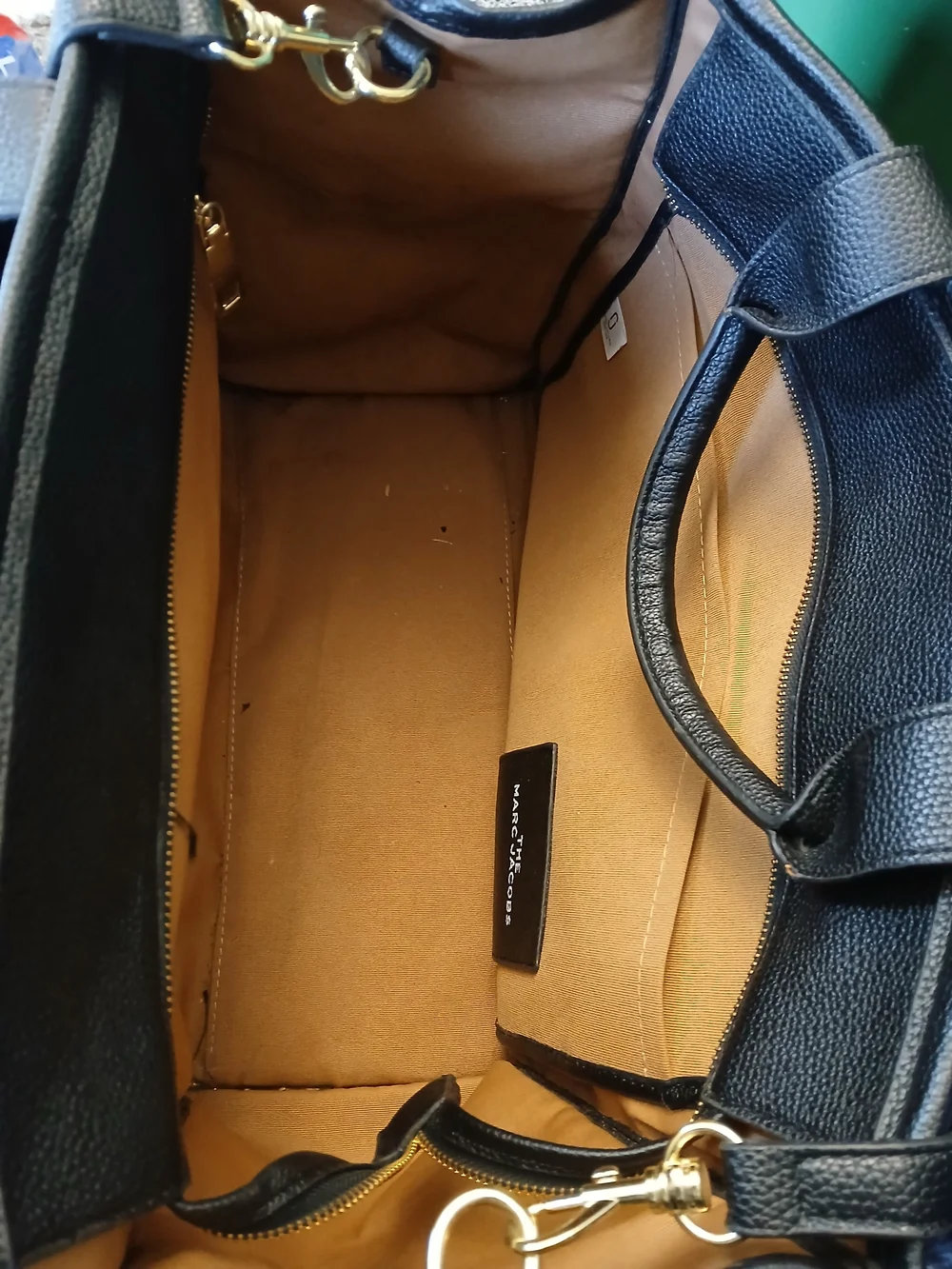 Marc Jacobs The Tote Bag - Black Leather Shoulder Tote